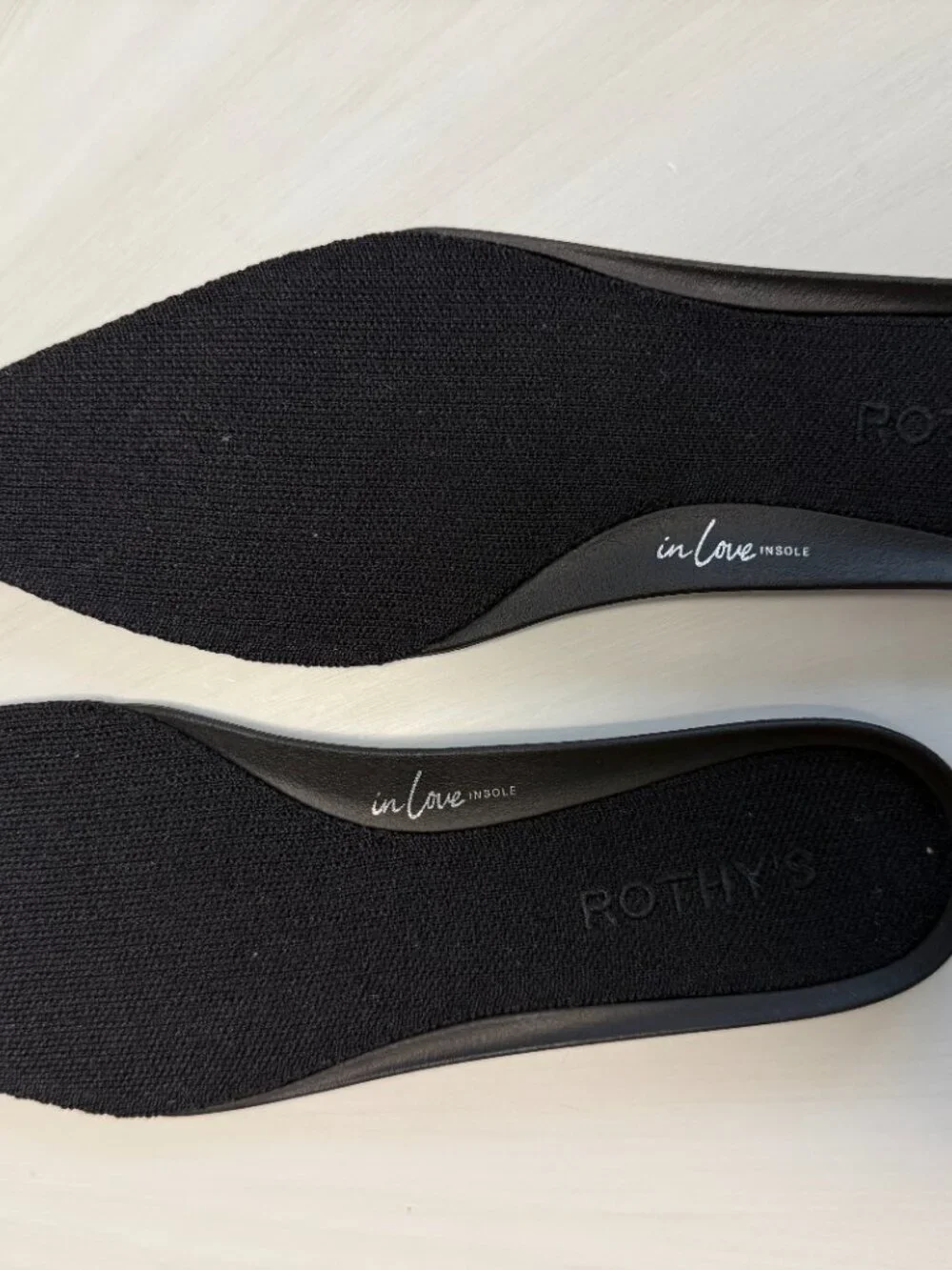 New Rothy's Almond Loafer Black Chantilly Lace Sz 8.5